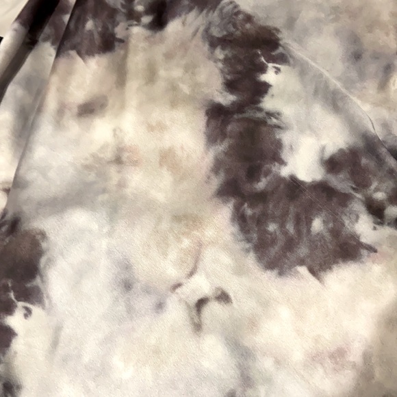 Tie dye silky maxi slit slip dress - REVOLVE superdown brand. Worn once - Picture 5 of 7